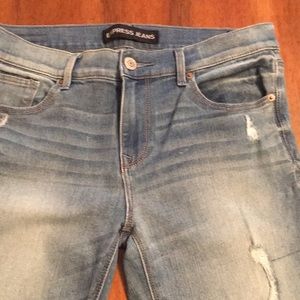Express Mia Mid rise skinny jeans